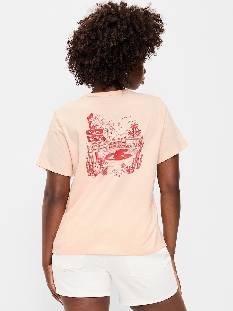 EveryWear Crew-Neck Graphic T-Shirt