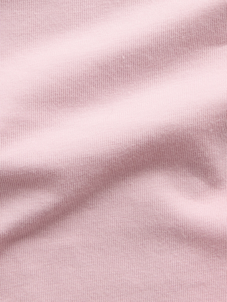 Culotte taille basse en coton biologique extensible à bordure en dentelle