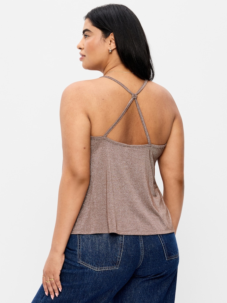 Strappy-Back Swing Tank Top