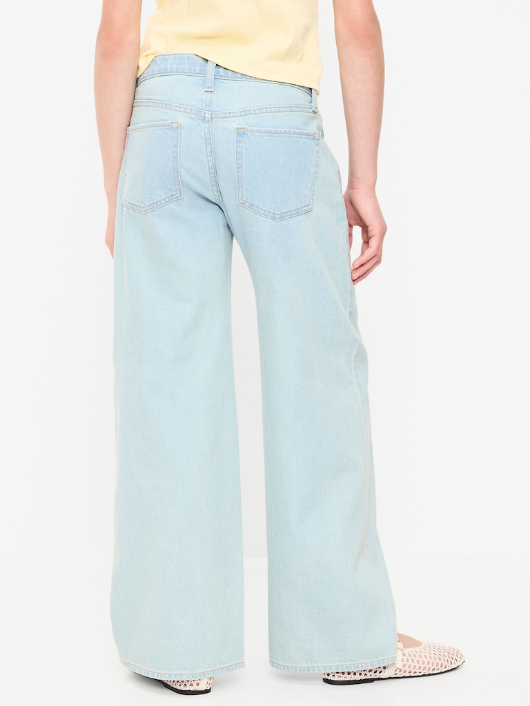 Super Baggy Wide-Leg Jeans for Girls