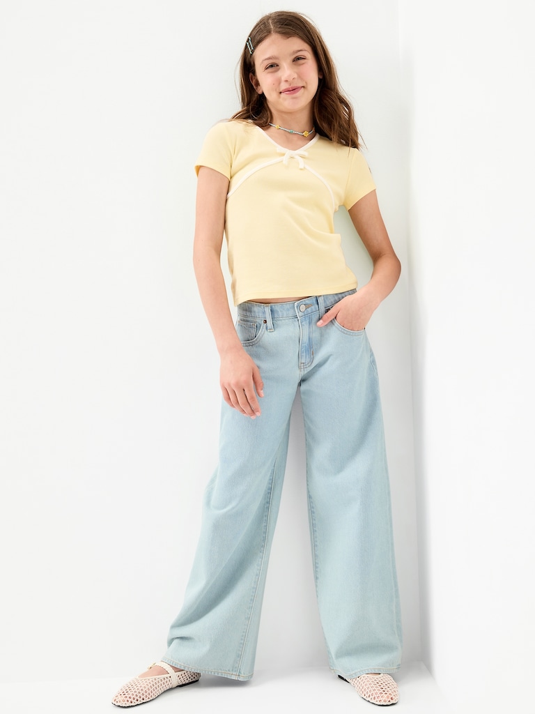 Super Baggy Wide-Leg Jeans for Girls