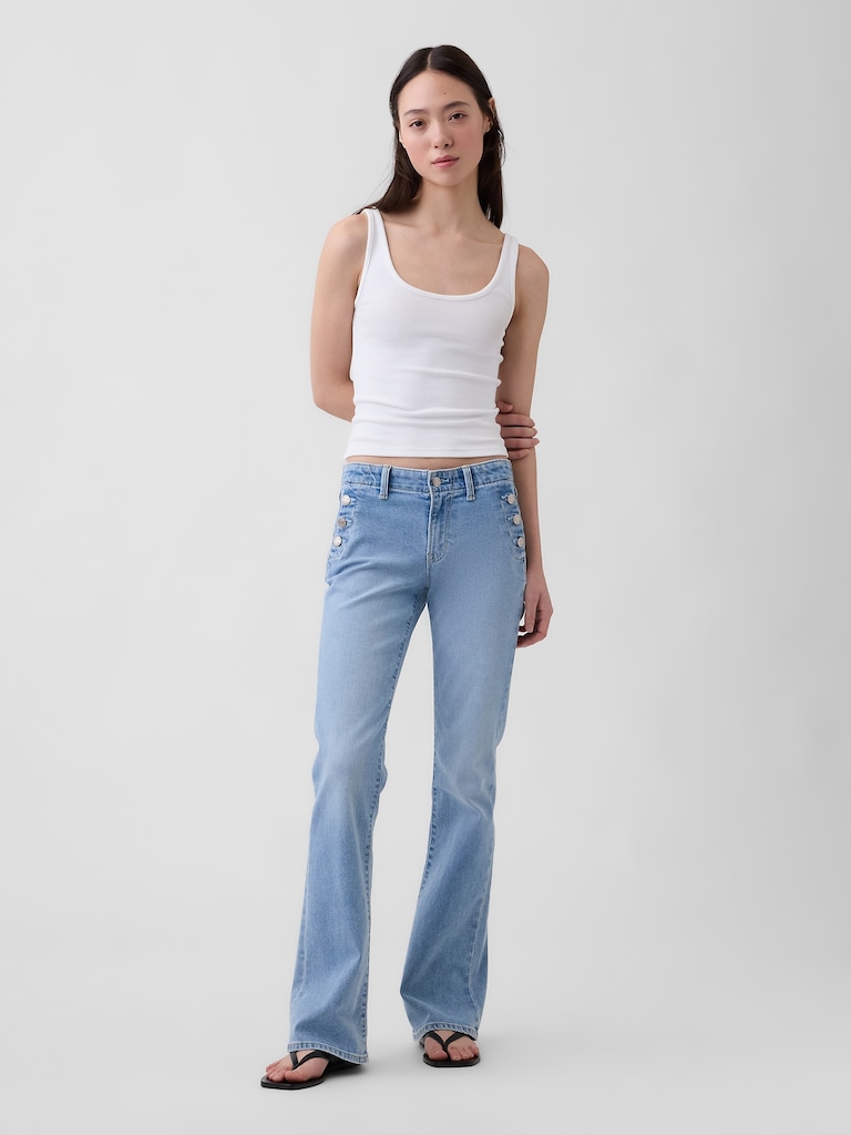 Low Rise Long & Lean Sailor Jeans
