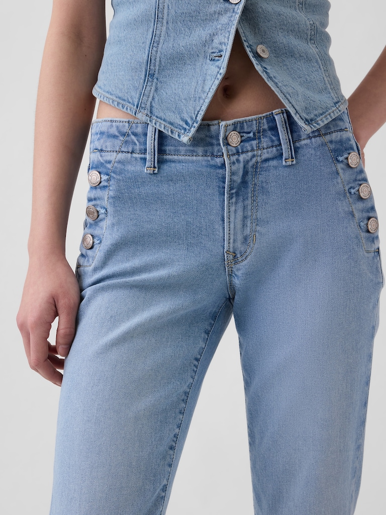 Low Rise Long & Lean Sailor Jeans