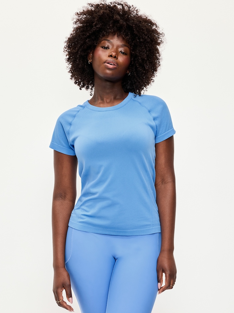 Fluid Seamless Fitted T-Shirt