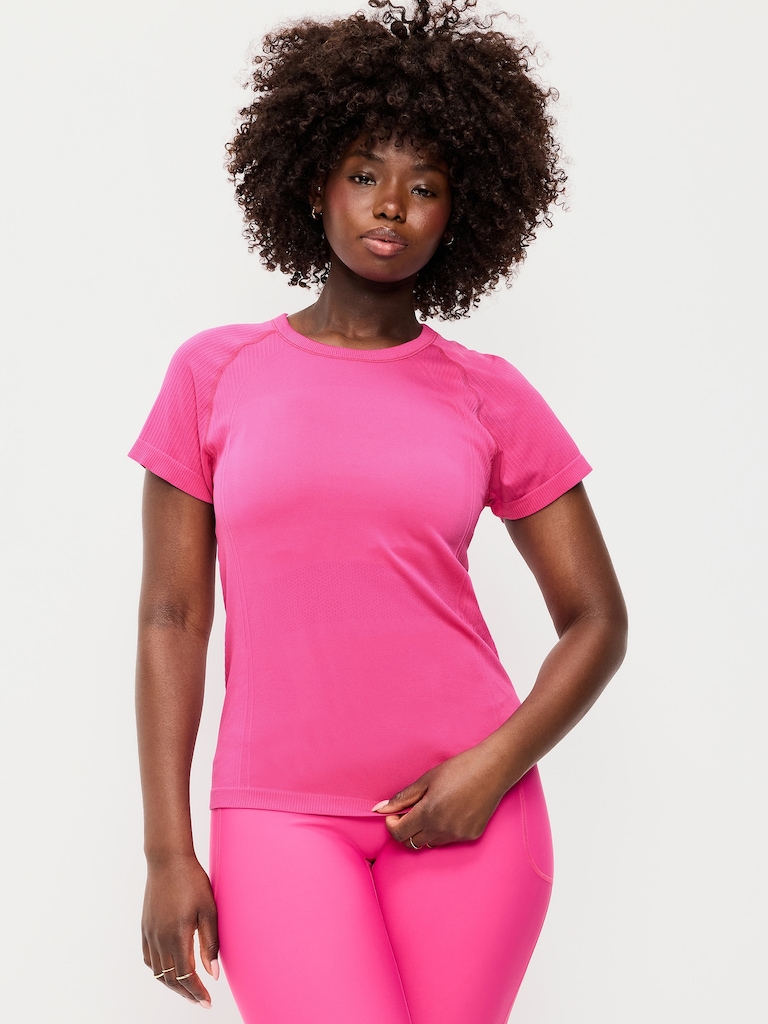 Fluid Seamless Fitted T-Shirt