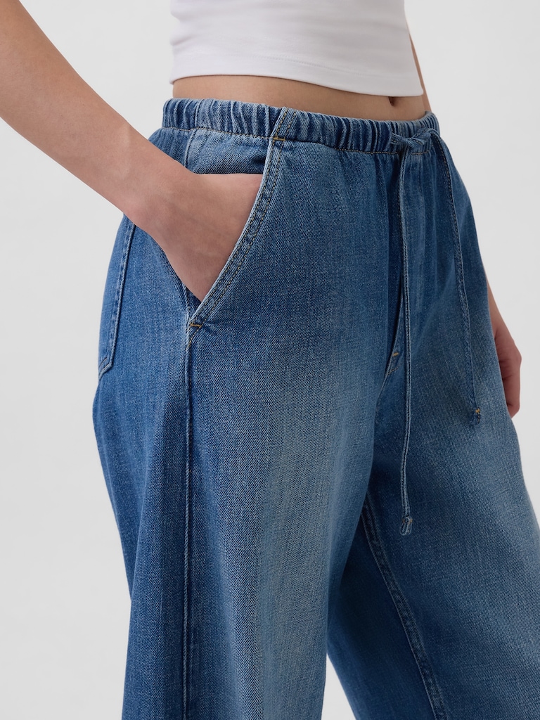 High Rise Easy Barrel Jeans