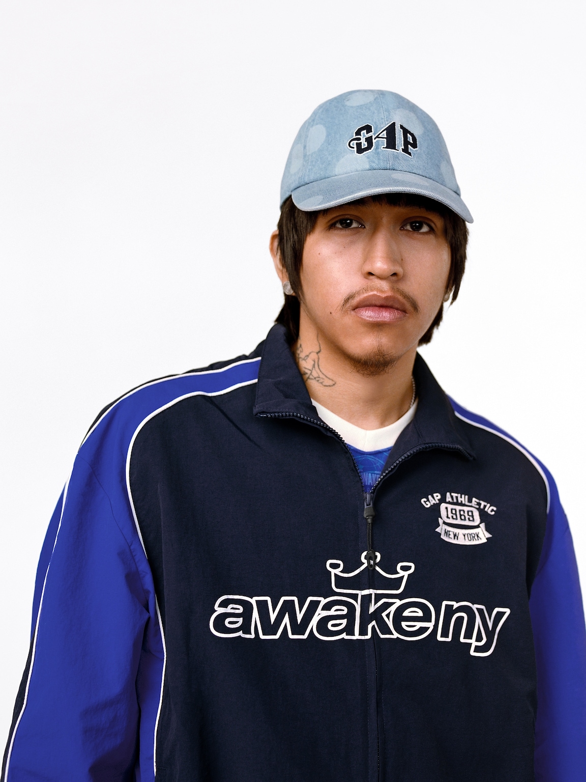 Gap × Awake NY Dotted Denim Baseball Hat