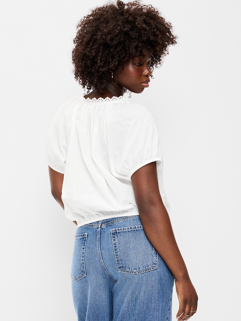 Bubble Hem Top