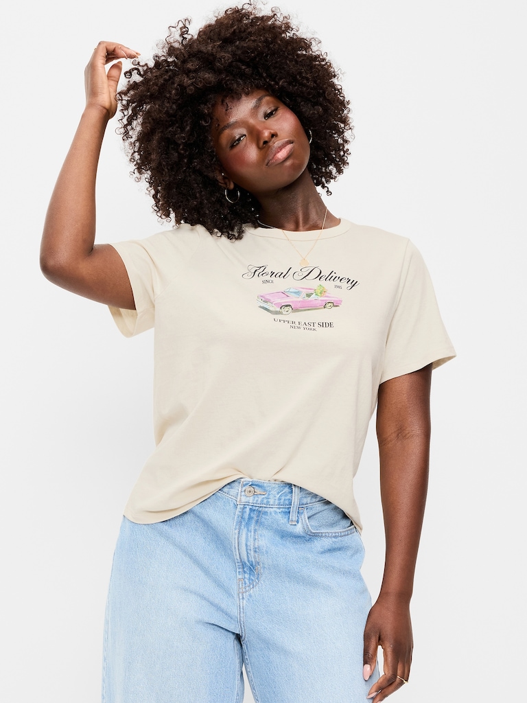 EveryWear Crew-Neck Graphic T-Shirt