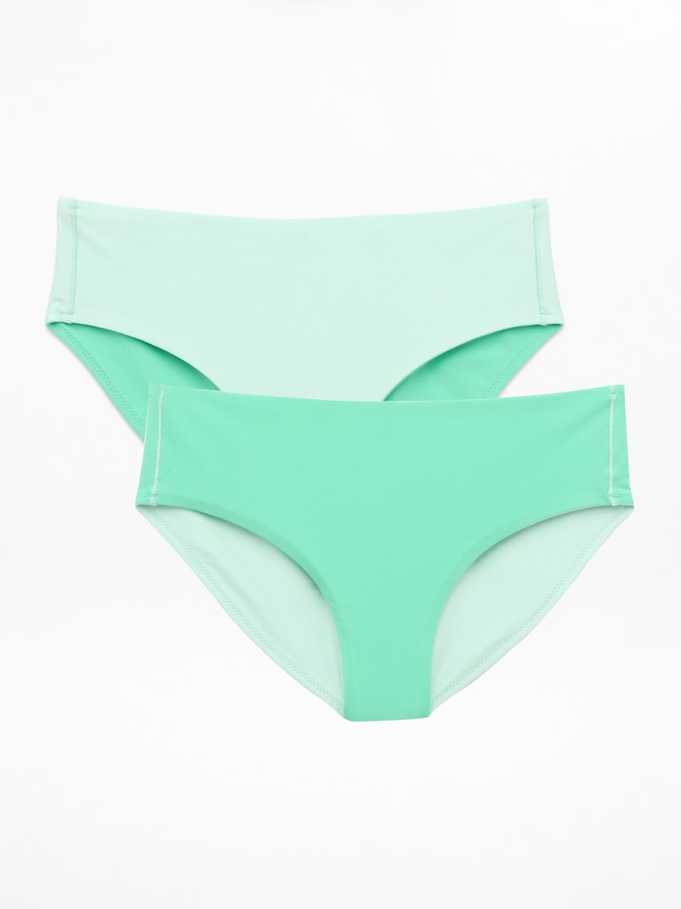 Athleta Girl Reversible Mid Rise Swim Bottom