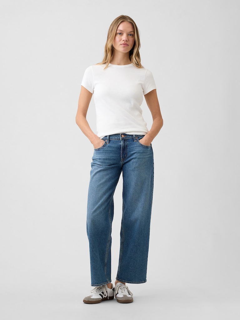 Low Rise '90s Loose Jeans