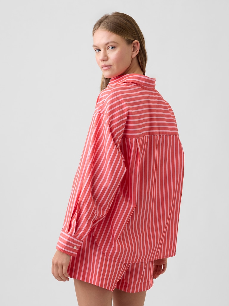 Oversized Shirt in Poplin