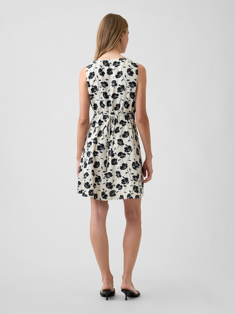 Sleeveless V-Neck Mini Dress