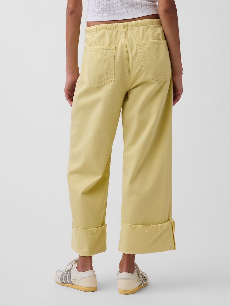 Low Rise UltraSoft '90s Loose Easy Crop Jeans