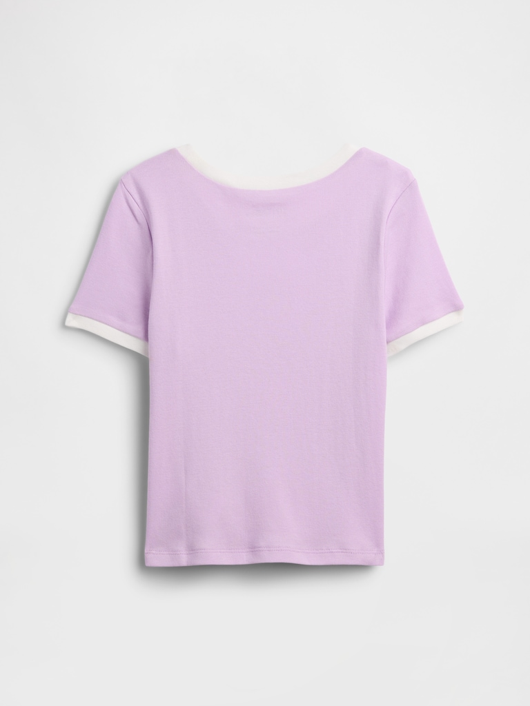 GapKids × Disney Lilo and Stitch Ringer T-Shirt