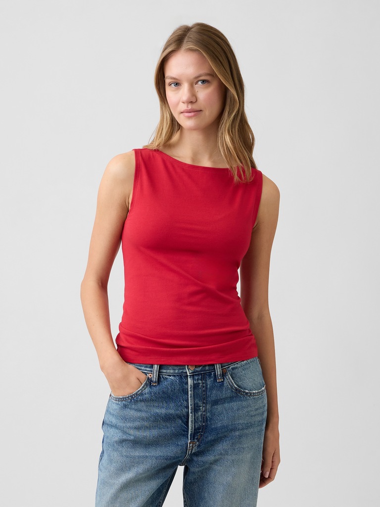 Boatneck Tank Top