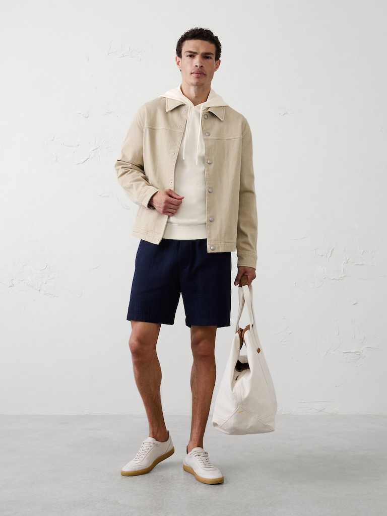 Textured Sweater Hoodie