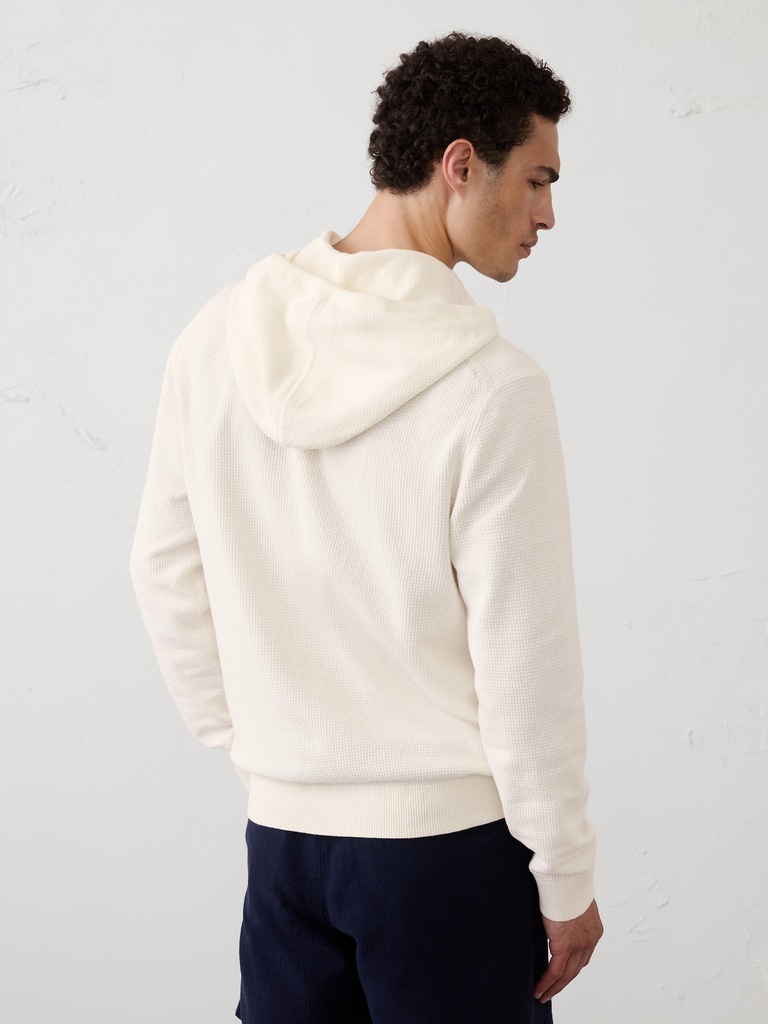 Textured Sweater Hoodie