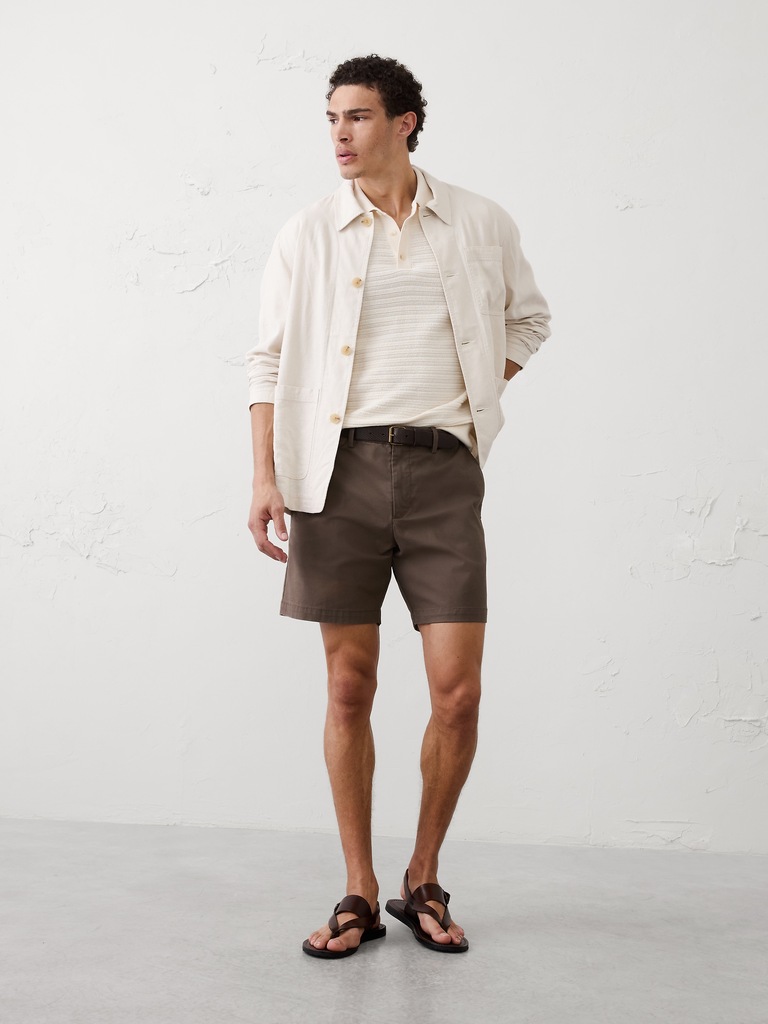 Textured Striped Sweater Polo