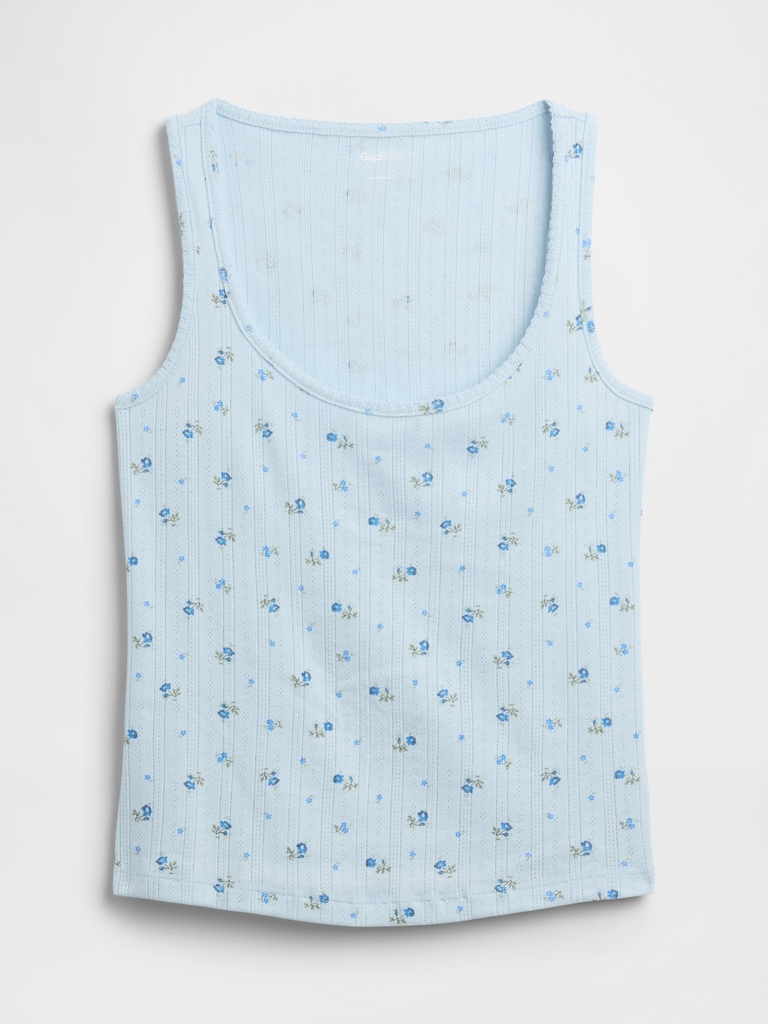 Pointelle PJ Tank Top