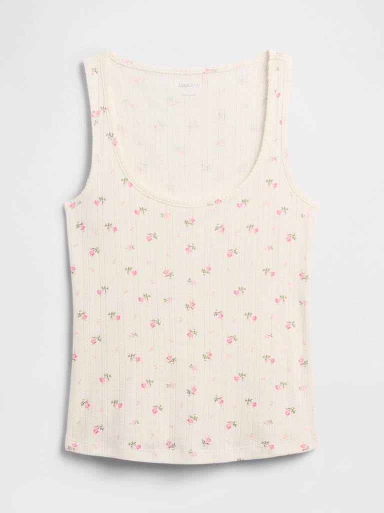Pointelle PJ Tank Top