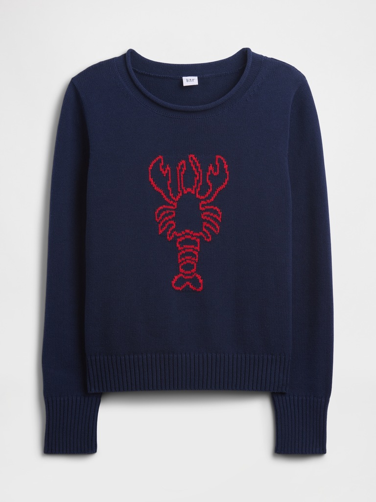 Rollneck Intarsia Sweater