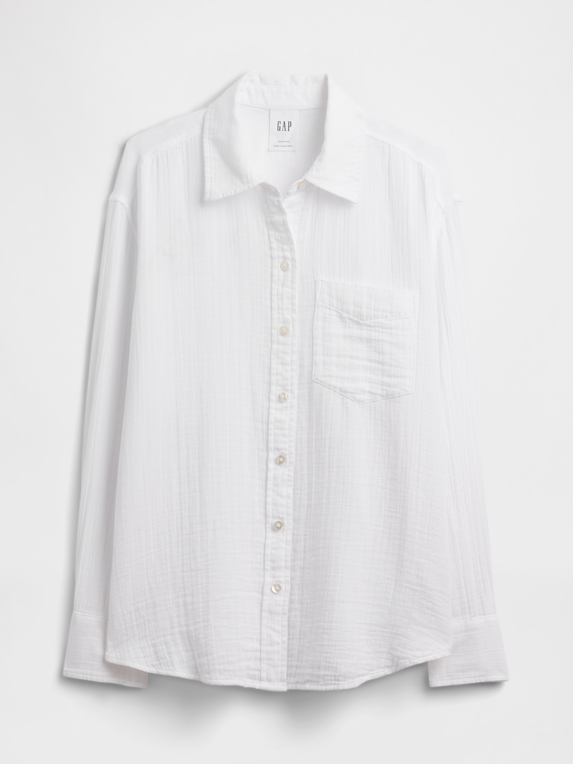 Oversized Shirt in Gauze