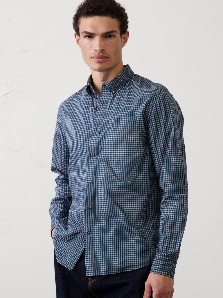 Standard-Fit Softwash Chambray Shirt