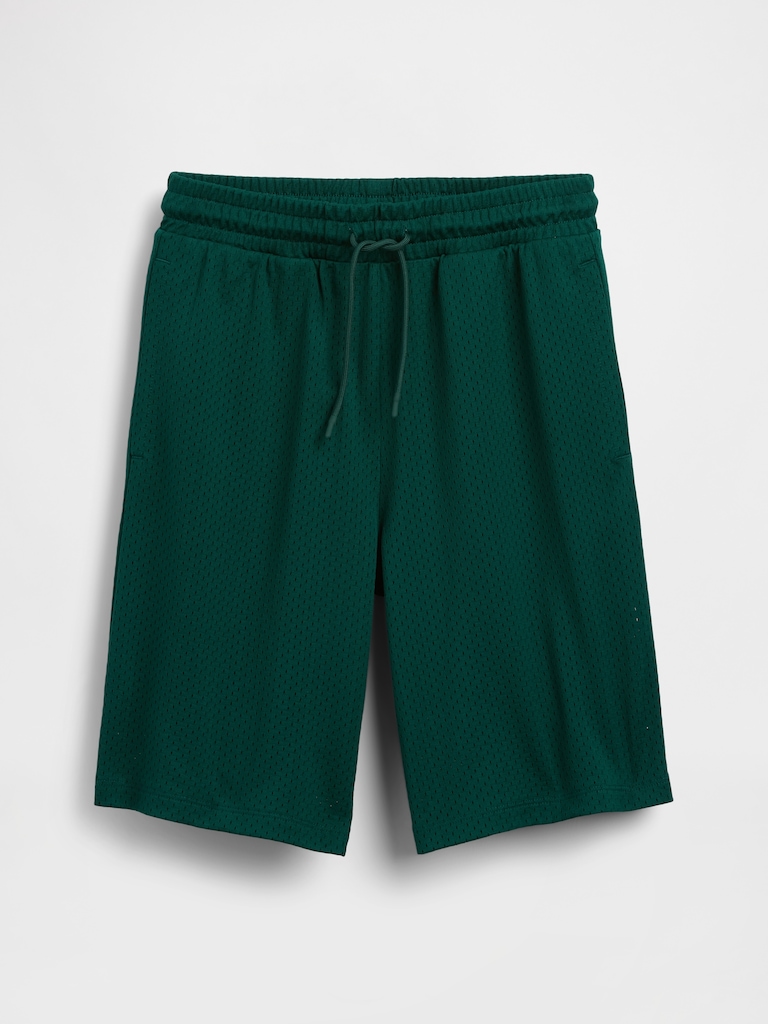 Kids 8" Mesh Baggy Active Shorts