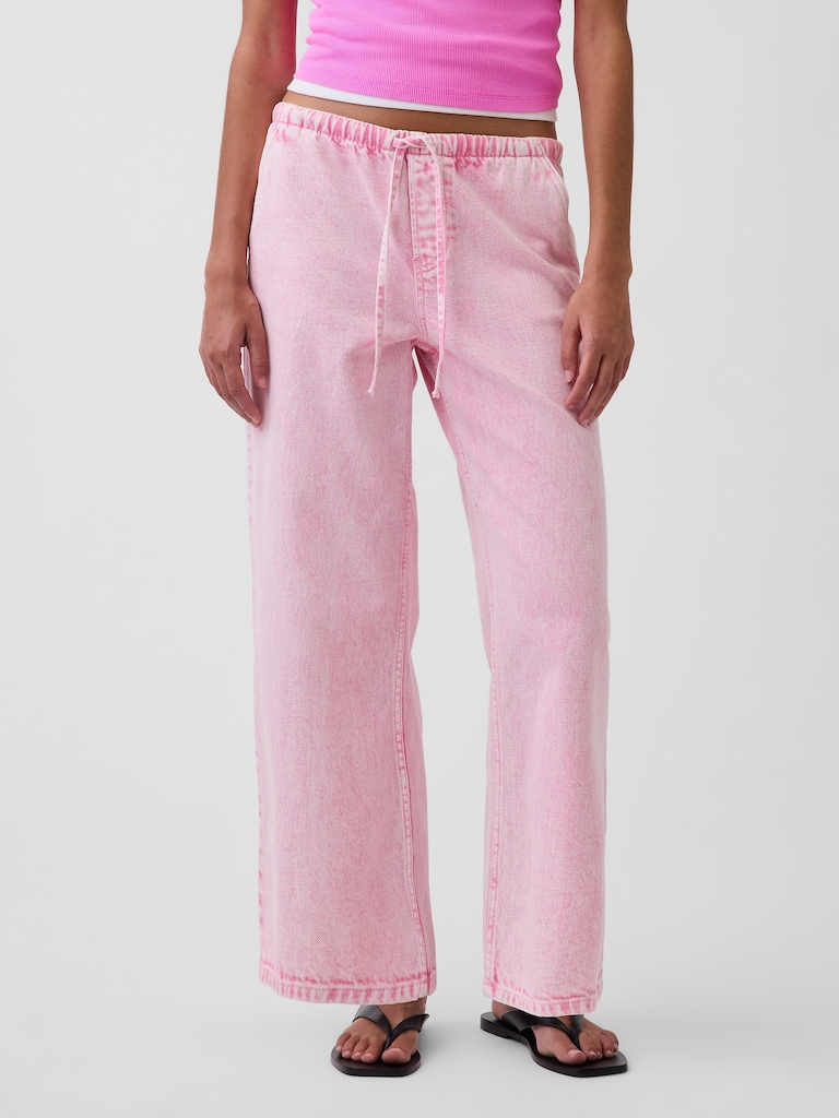 Low Rise '90s Loose Easy Crop Jeans