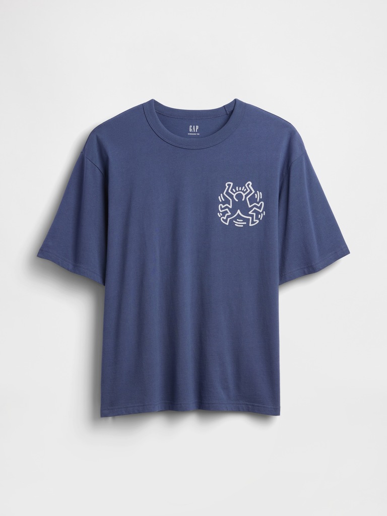 Keith Haring Oversized Graphic T-Shirt