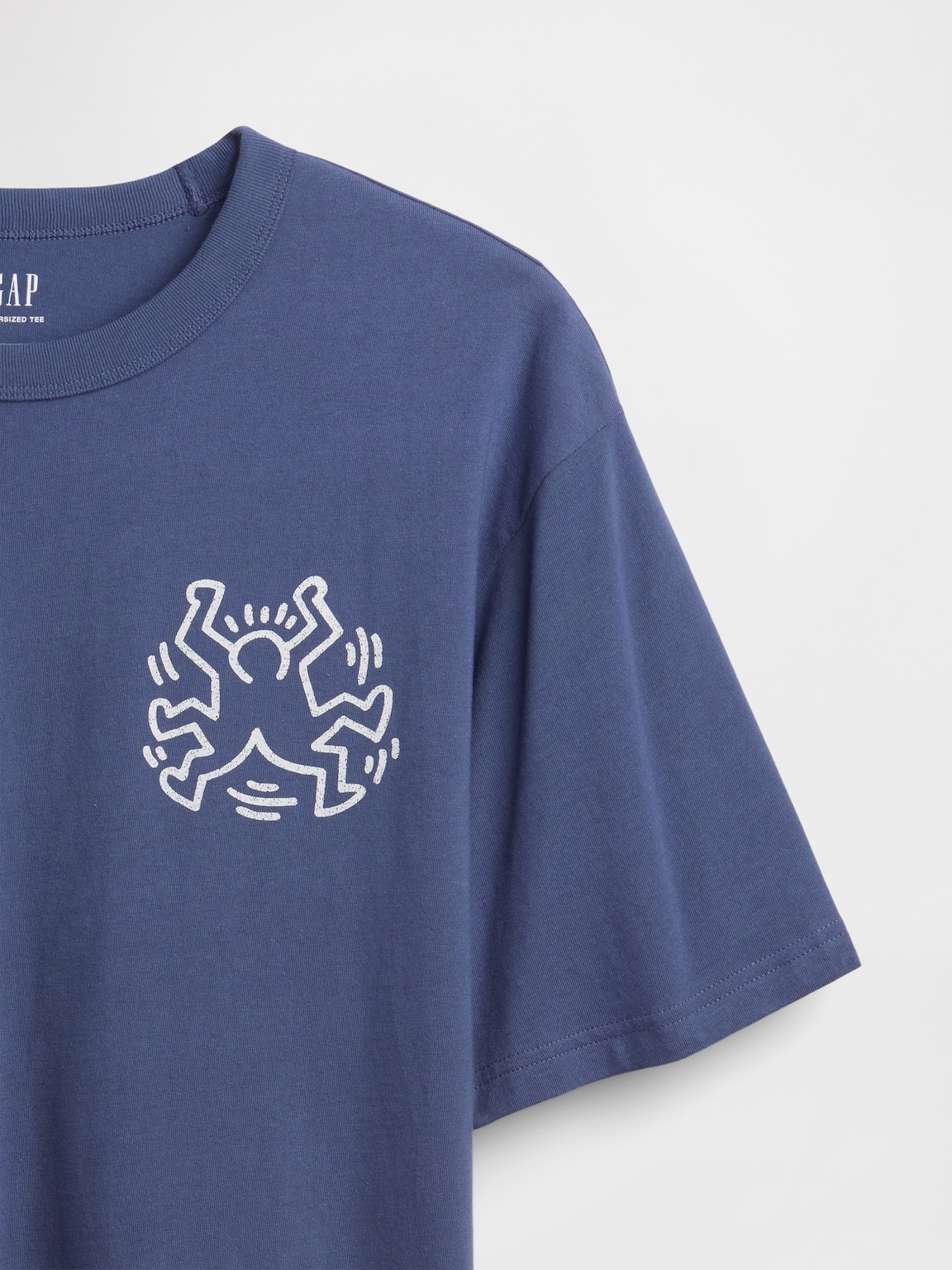 Keith Haring Oversized Graphic T-Shirt