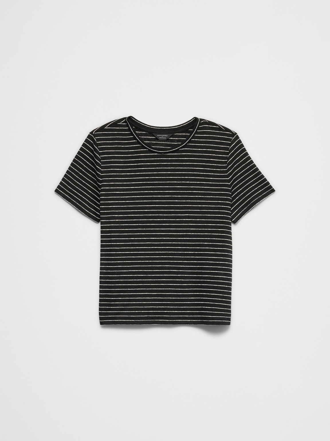 Linen-Blend T-Shirt