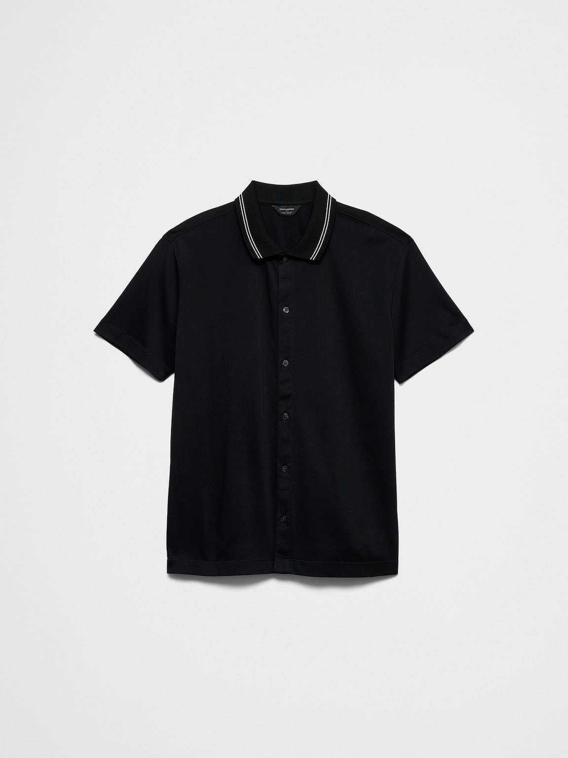 Standard-Fit Luxe Touch Button-Down Polo