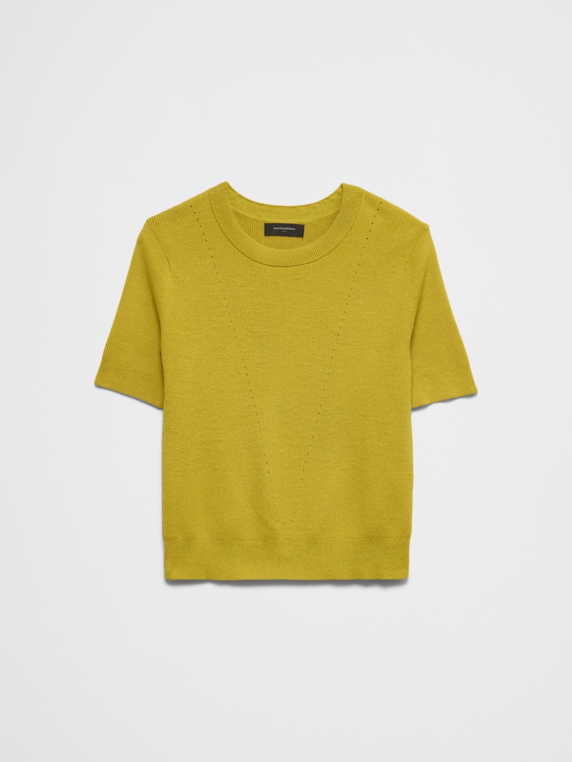 Cotton Pointelle Sweater