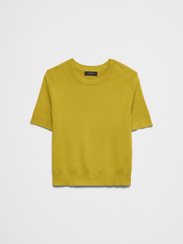 Textured Sweater T-Shirt