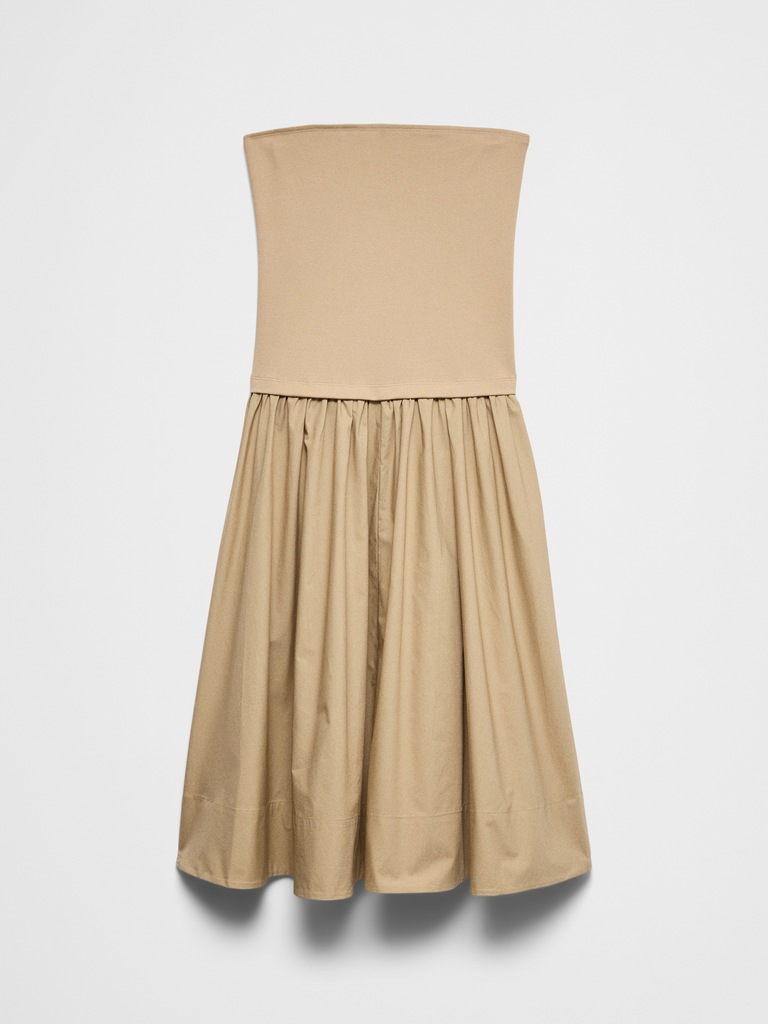 Strapless Midi Dress