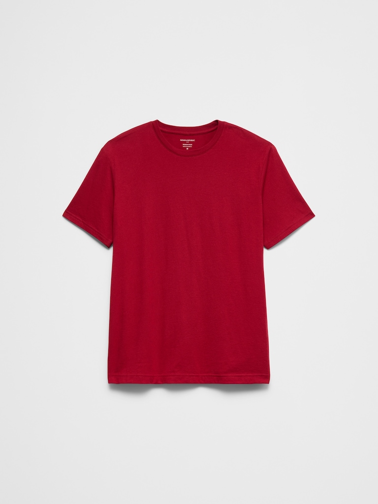 Standard-Fit Premium Wash Crew-Neck T-Shirt