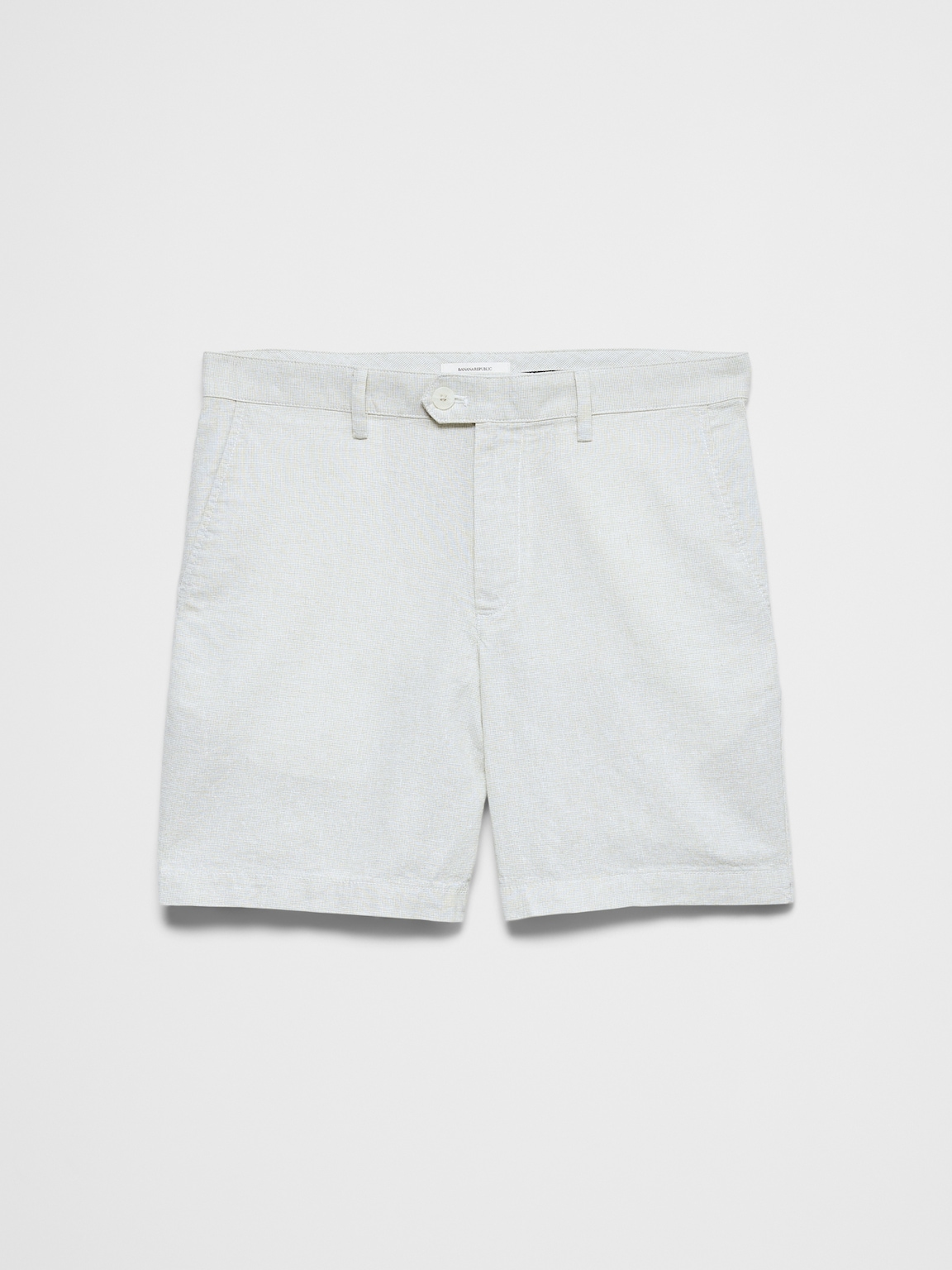 Slim-Fit 7" Linen-Blend Short