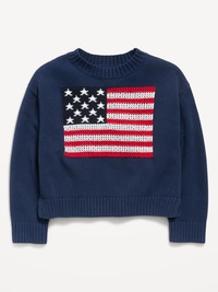Long-Sleeve Pullover Sweater for Girls