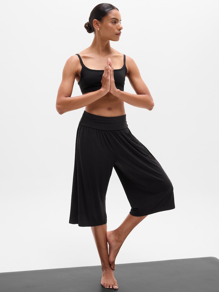 Dream Drape Mid Rise Crop Pant