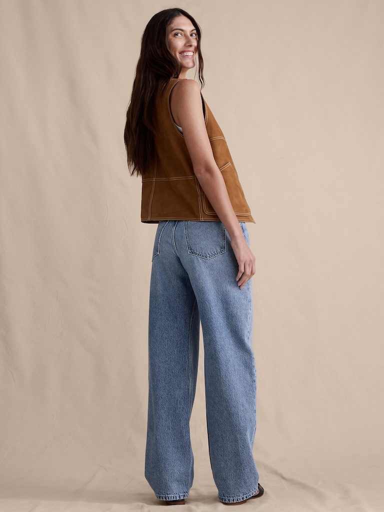 High-Rise Relaxed Wide-Leg Jean