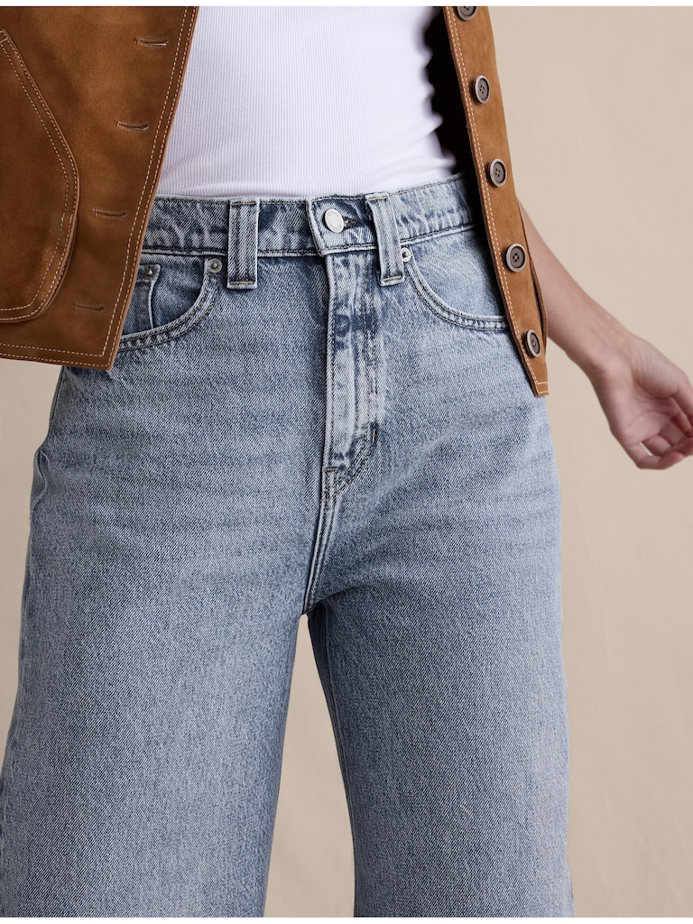 High-Rise Relaxed Wide-Leg Jean