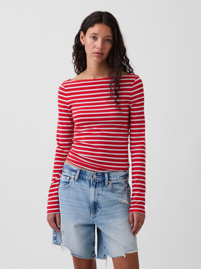 Modern Boatneck T-Shirt