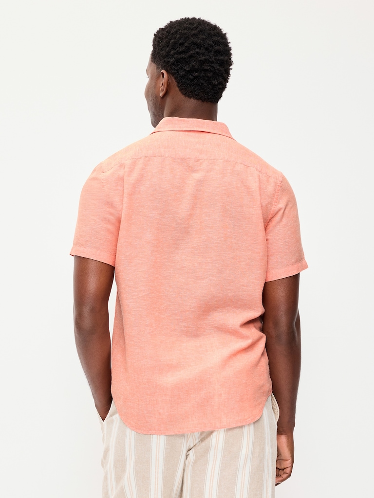 Classic Fit Everyday Linen-Blend Shirt