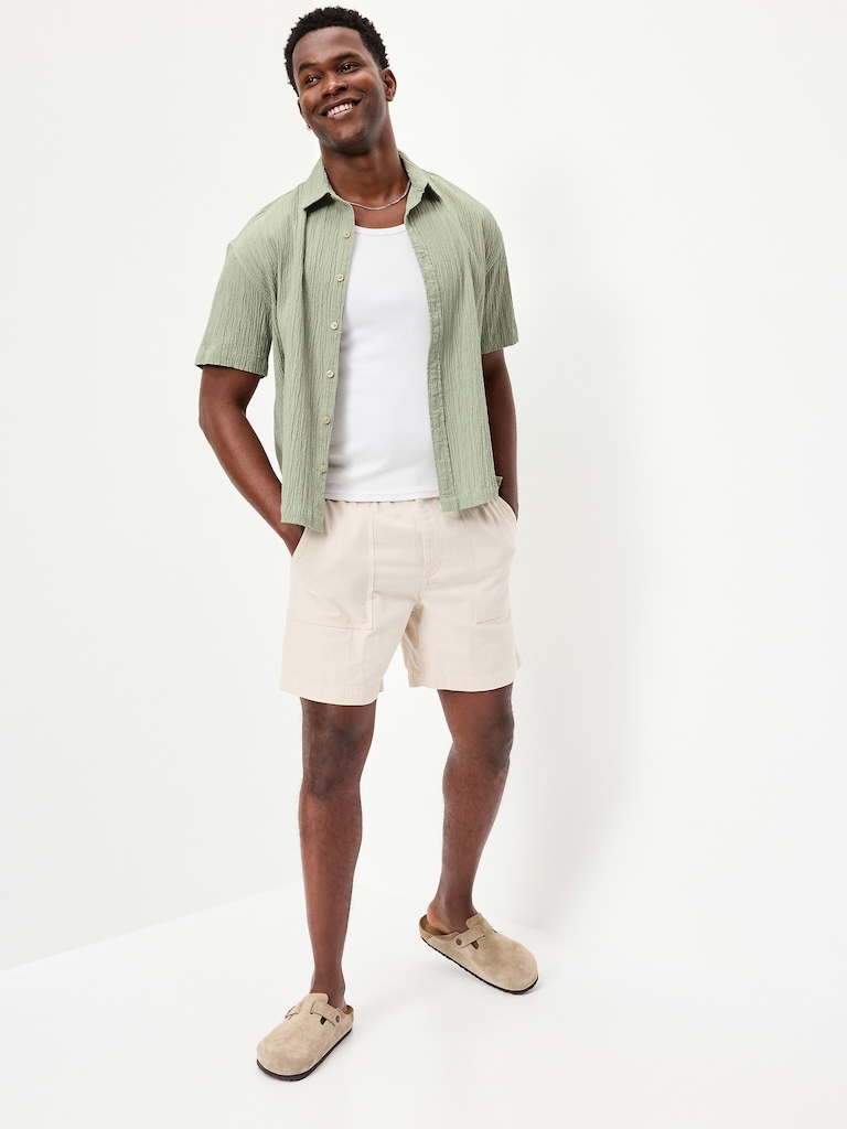 Loose Fit Textured Shirt