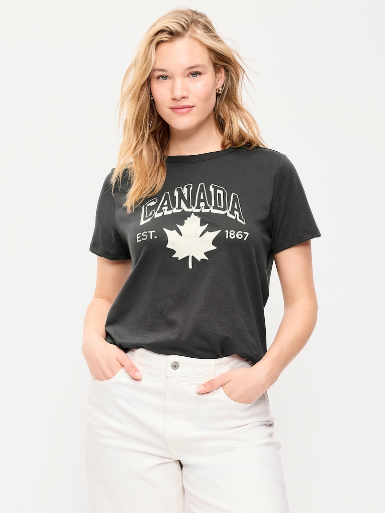 Crew-Neck Graphic T-Shirt