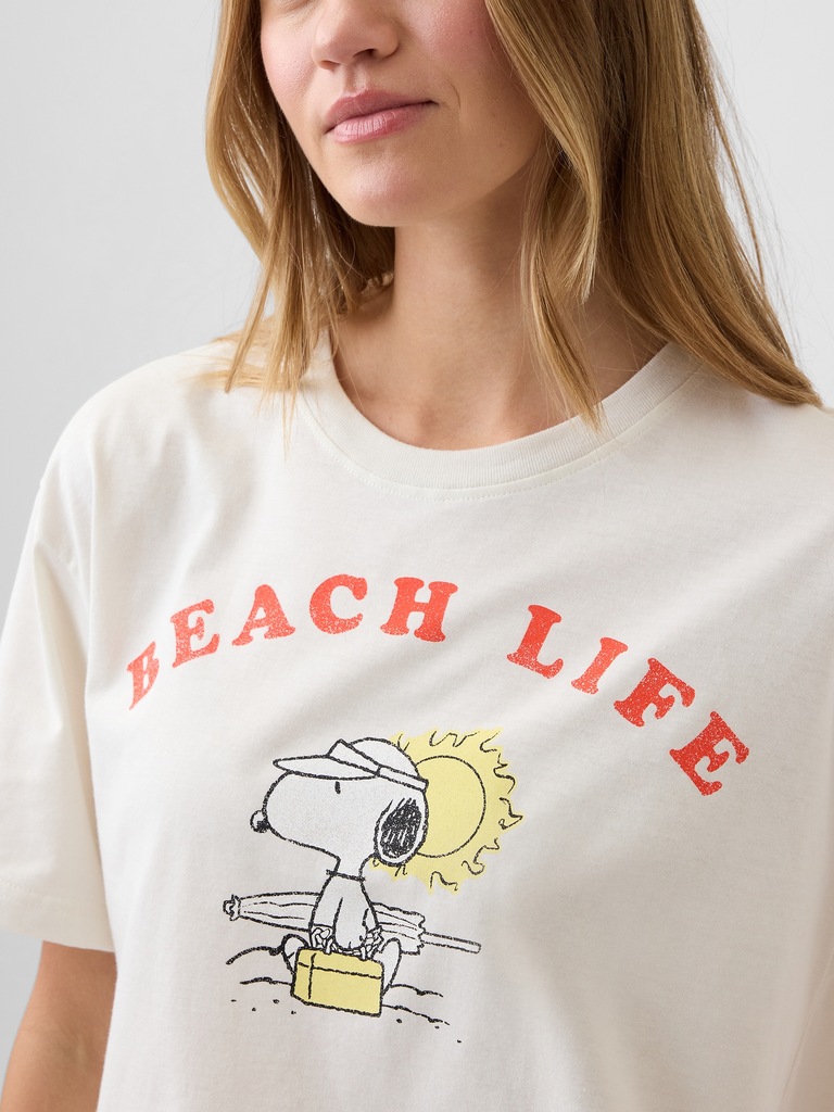 Peanuts Oversized Graphic T-Shirt