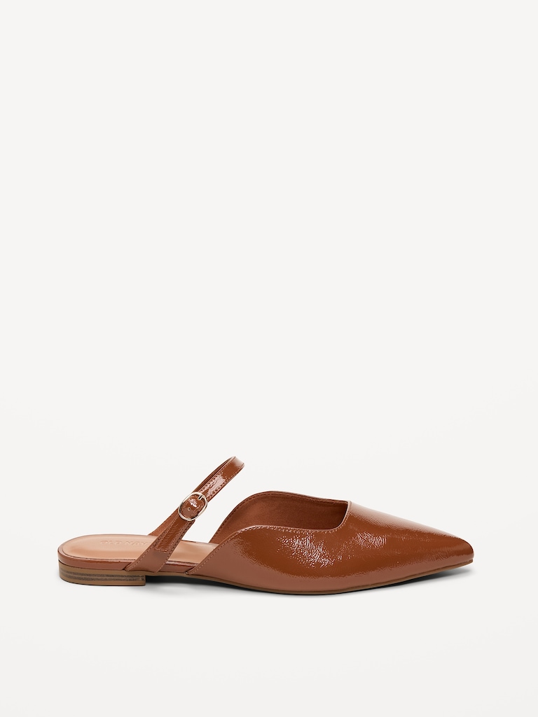 Pointed-Toe Mule Flats for Women
