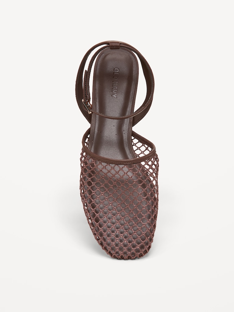 Raffia Slingback Flats for Women